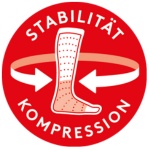 Siegel Rehab-Strumpf Stabilität und Kompression