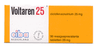 Bijvoorbeeld Voltaren® als Nederlands specialité