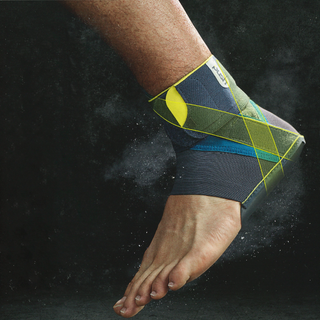 Die Knöchelbandage Kicx von Push Sports wurde eigens für Sportler entwickelt.