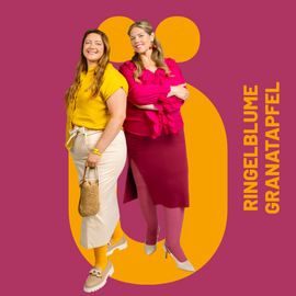 Lastofa Forte Modefarben 2025 Ringelblume und Granatapfel