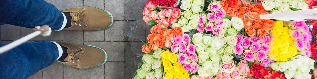 Produktfeedback Beine bunte Blumen