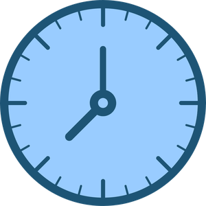 Die Uhr steht exemplarisch für die Arbeitszeit.
