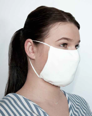Textile Gesichtsmaske mit Ohrenschlaufen