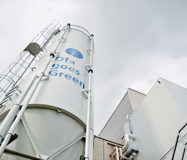 Silo für Holzpellets