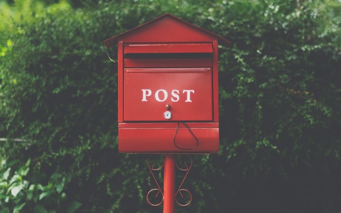 Newsletter Anmeldung Postkasten