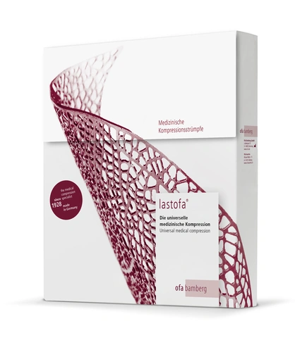 Verpackung von Lastofa Kompressionsstrümpfen von Ofa Bamberg