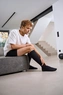 Push ortho Rehabilitationsstrumpf anziehen