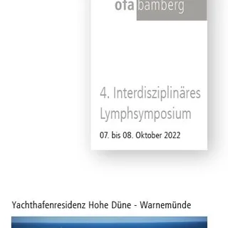 Programm 4. Interdisziplinäres Lymphsymposium