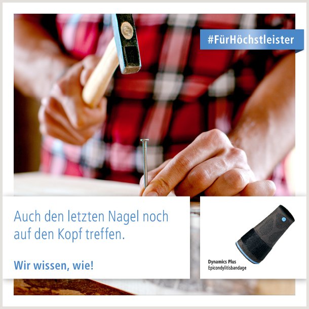 Post-Bild zur Epicondylitisbandage