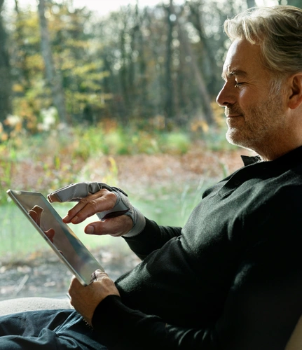 Push ortho Handorthese DPT im Alltag