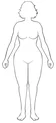 A diagram of a woman.