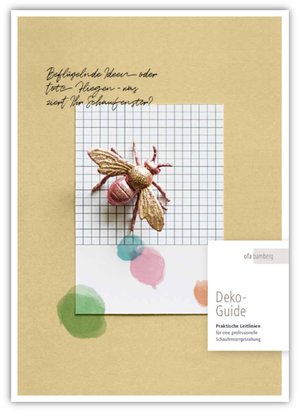 Der neue Deko-Guide liegt jedem Ofa Dekopaket bei und gibt praktische Tipps für eine professionelle Schaufenstergestaltung. Deko-Guide