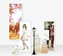 Herbst-/Winterdekorationspaket der eleganten Memory Kompressionsstrumpflinie