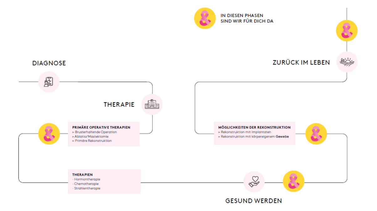 Therapiephasen bei Brustkrebs