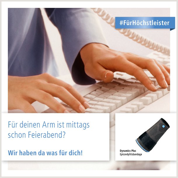 Post-Bild zur Epicondylitisbandage