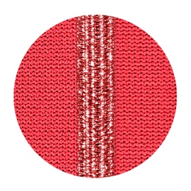 Modefarbe Hibiskus Schmucknaht Silber